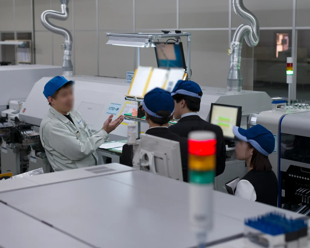 リフロー炉の工程