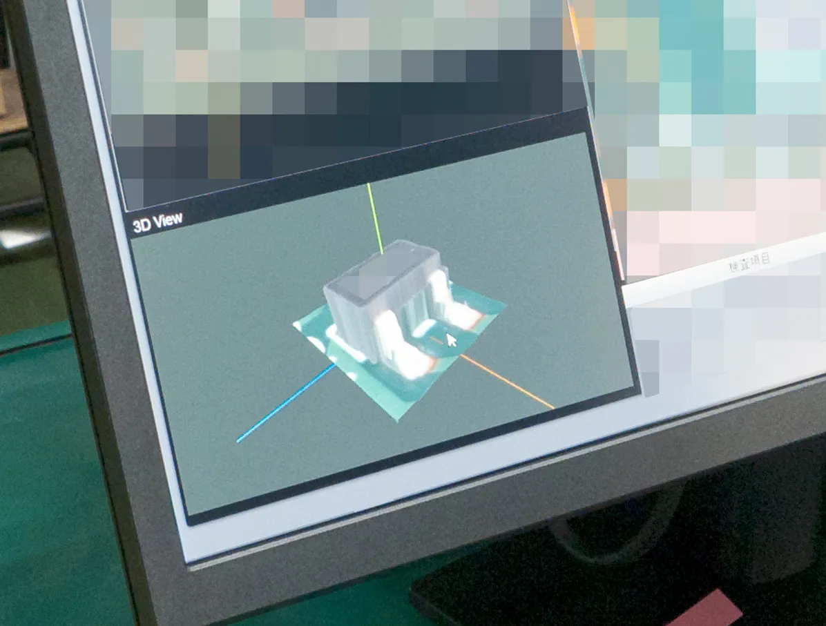 検査の精度をより高めるAI。3D形状復元